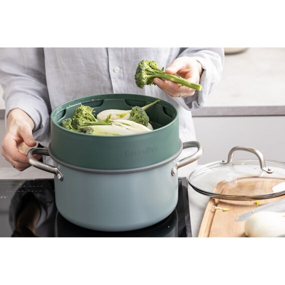 Greenpan Steamy Stomer Groen 24Cm