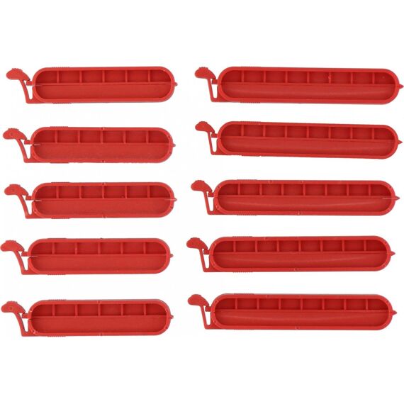 Zakklemmen Rood 10 Stuks