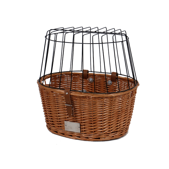 Duvo+ Procence Rieten Fietsmand Stuur & Kussen 48X33X44Cm Max 13Kg