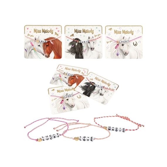 Miss Melody Armband Textiel Assortiment Prijs Per Stuk