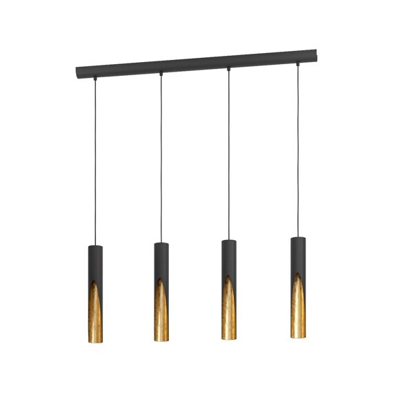 Eglo Barbotto Hanglamp Zwart/Goud Hl/4 Gu10