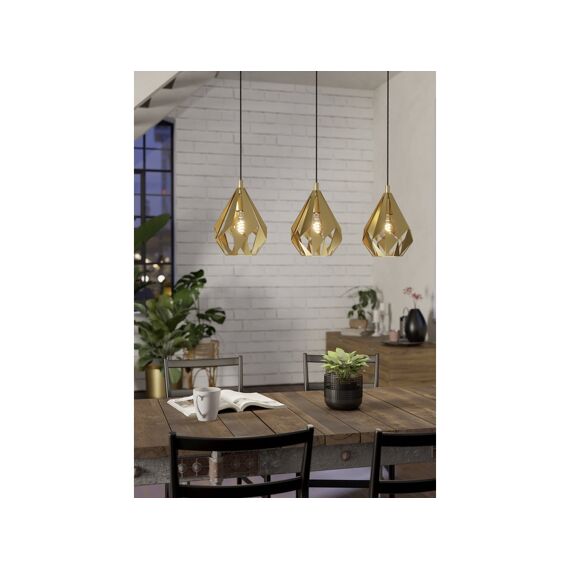 Eglo Carlton Hanglamp Goud