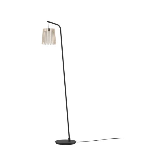 Eglo Fattoria Vloerlamp Zwart/Bruin/Wit Stl/1 E27