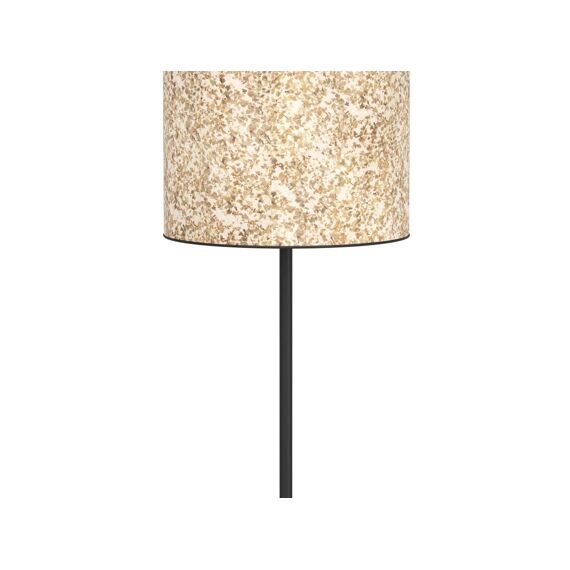 Eglo Butterburn Vloerlamp Zwart/Beige Stl/1