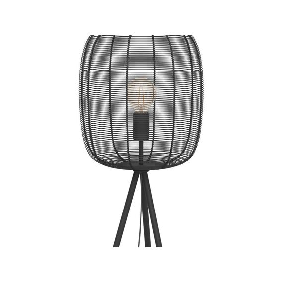 Eglo Rinroe Vloerlamp Zwart E27