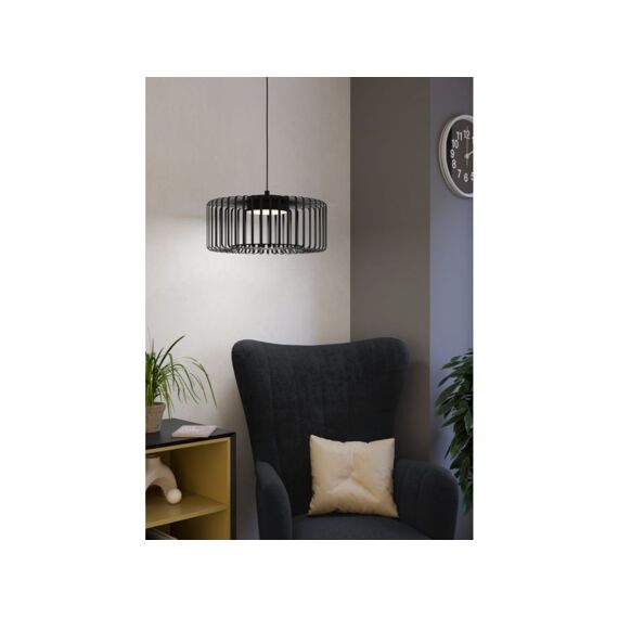 Eglo Ginestrone Z Hanglamp Led Zwart/Wit Hl/1