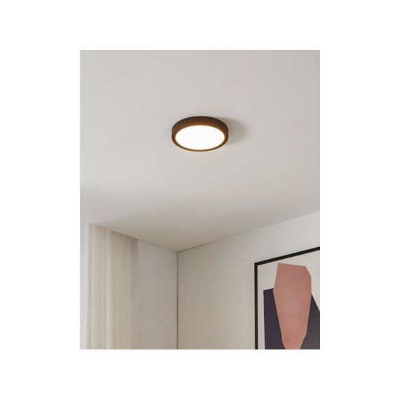 Eglo Fueva-Z Plafondlamp Led Zwart Ø 210