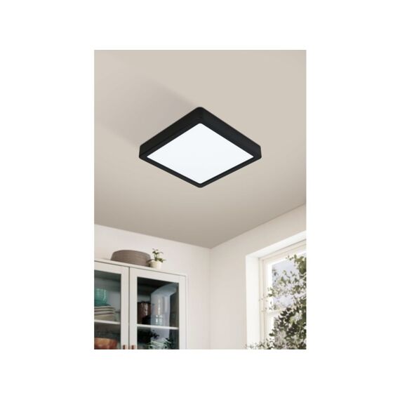 Eglo Fueva-Z Plafondlamp Led Zwart 210X210