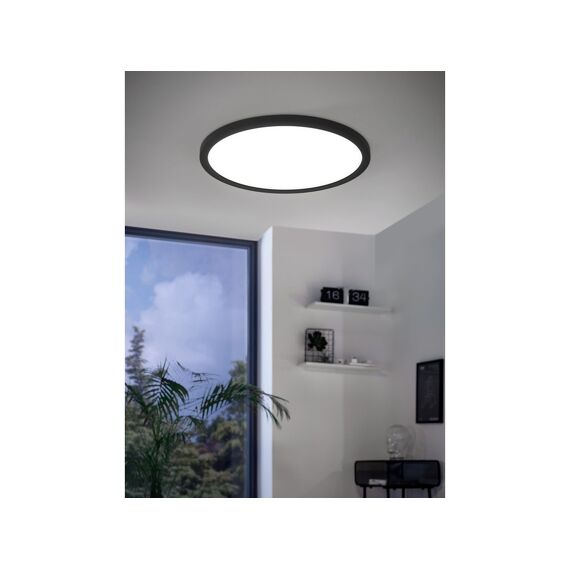 Eglo Rovito Z Plafondlamp Led Zwart Ø 294