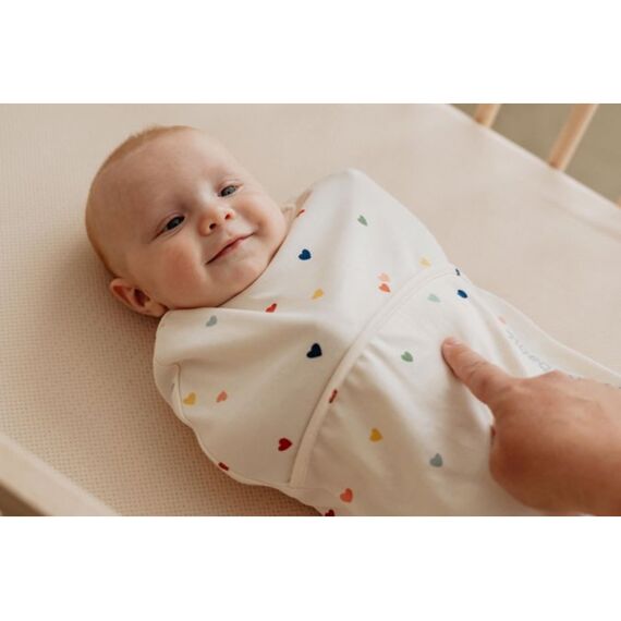 Puckababy The Original Piep 0-3 M Cotton Hearts Confetti