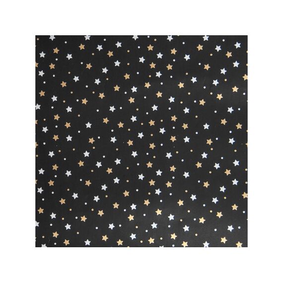 Kerstpapier Dark Deluxe 1.5M X 70Cm Assortiment Prijs Per Stuk