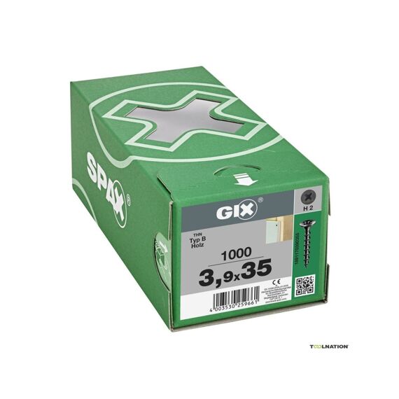 Gix B Gipsplaat Op Hout 3,9X35  1.000 Stuks