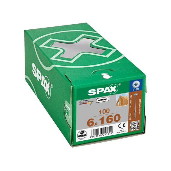 Spax Hi.Force Wirox 6X160 Box 100 Stuks