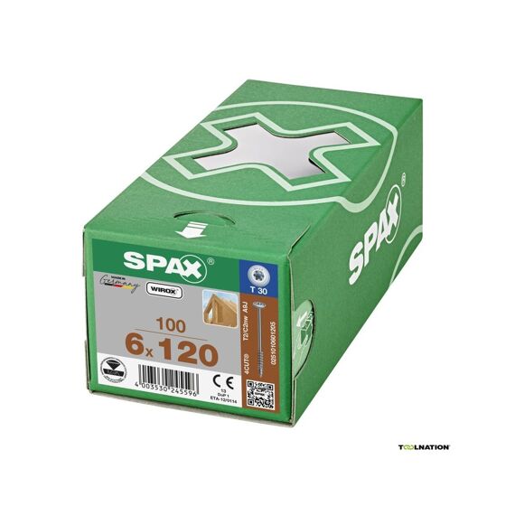 Spax Hi.Force Wirox 6X120 Box 100 Stuks