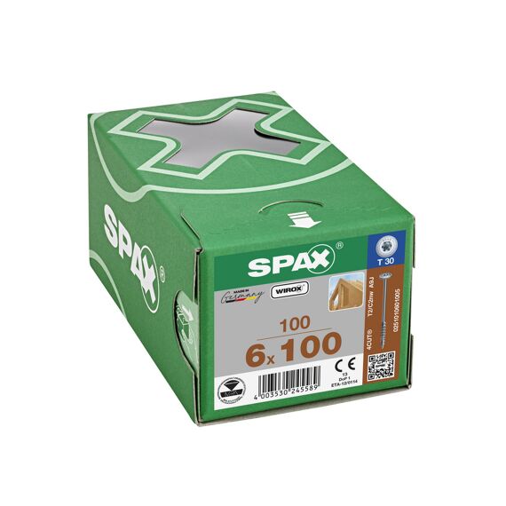 Spax Hi.Force Wirox 6X100 Box 100 Stuks