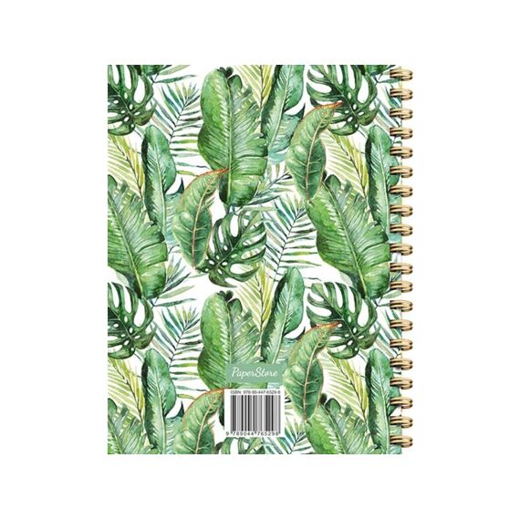 Leaves Notebook Spiraalboek Met Lijnen