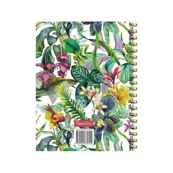 Tropical Notebook Spiraalboek Met Lijnen