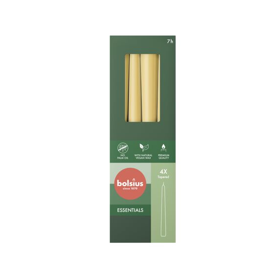 Gotische Kaars 245/24 Oat Beige 4 Stuks