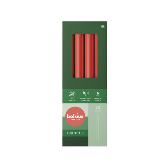 Dinerkaars 230/20 Delicate Red 8 Stuks