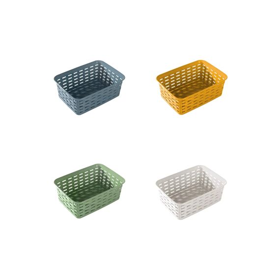 Rattan Mand N1 0 9L 16 5X12Xh6Cm 4Ass.