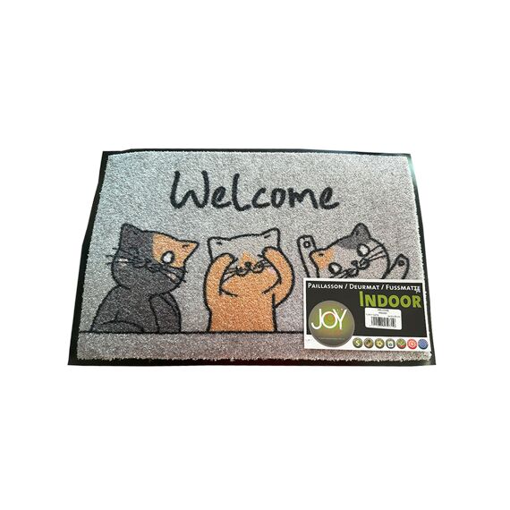 Joy@Mat Indoor Mat Welcome Funny Cats 40X60Cm