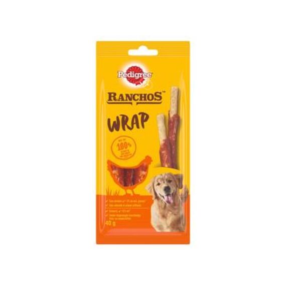 Pedigree Ranchos Wrap 40G