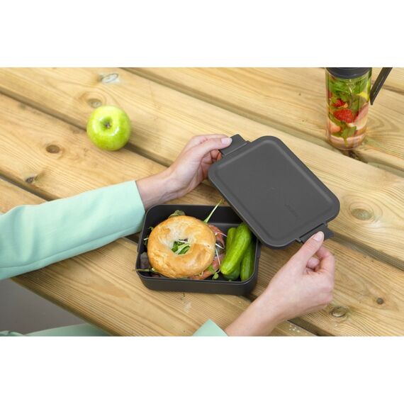 Make & Take Lunchbox Medium Kunststof Dark Grey