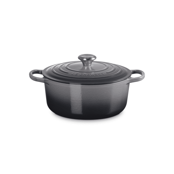 Le Creuset Braadpan Signature Rond Flint 26Cm