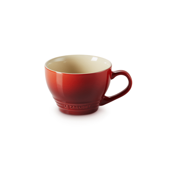 Le Creuset Grote Cappuccino Mok Kersenrood 0,4L