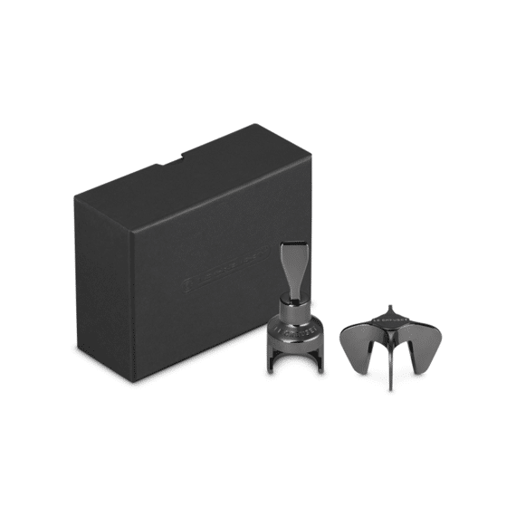 Le Creuset Flesopener + Flesstop Zwartnikkel Set/2