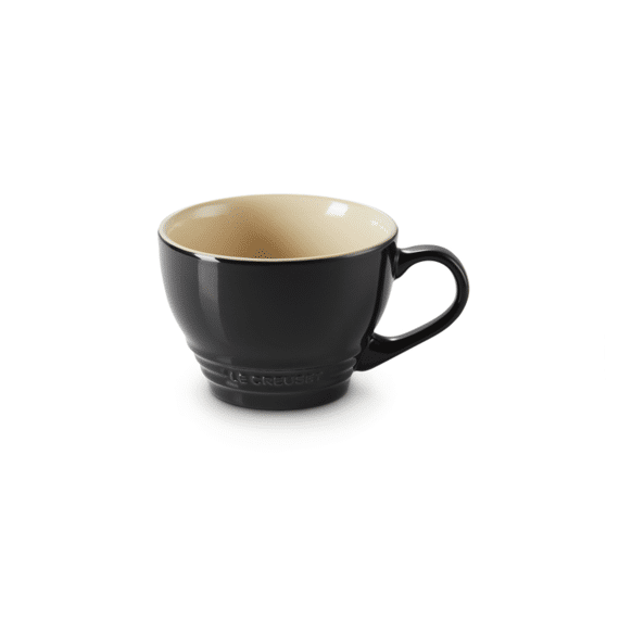 Le Creuset Grote Cappuccino Mok Ebbenzwart 0,4L