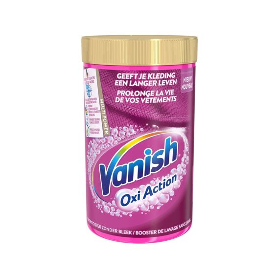 Vanish Wasmiddel Poeder Oxi Action Gold Pink 1.4Kg