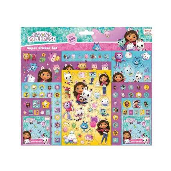 Gabby's Dollhouse Super Sticket Set 500St