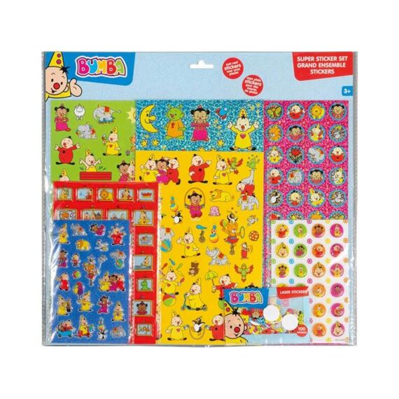 Bumba Super Sticker Set 500St