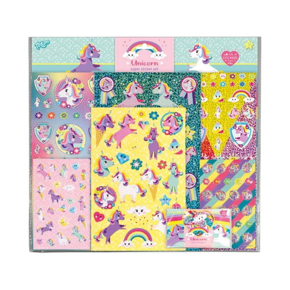 Unicorn Super Sticket Set 500st