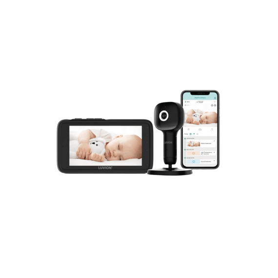 Luvion Grand Elite 4 Connect Crib Babyfoon Zwart