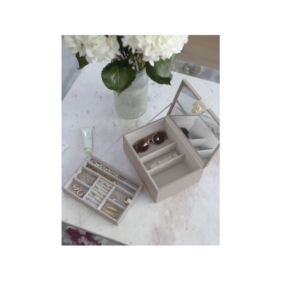 Stackers Classic Two Tone Jewellery Box Taupe