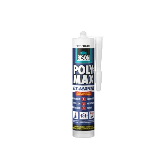 Bison Afdichtingskit Poly Max Wit 280Ml