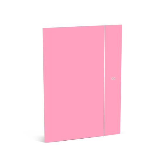 Quattro Colori Elastomap Folio Polyprop Rosa Confetto