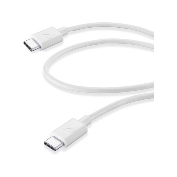 Cellularline Datakabel Usb-C Naar Usb-C 0.6M Wit