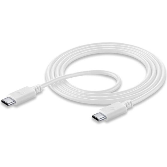 Cellularline Datakabel Usb-C Naar Usb-C 1.2M Wit