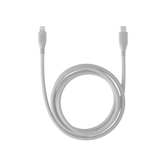 Cellularline Usb Kabel Soft Usb-C Naar Lightning 1.2M Grijs
