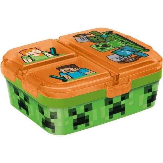 Minecraft Multi Compartment Lunchbox