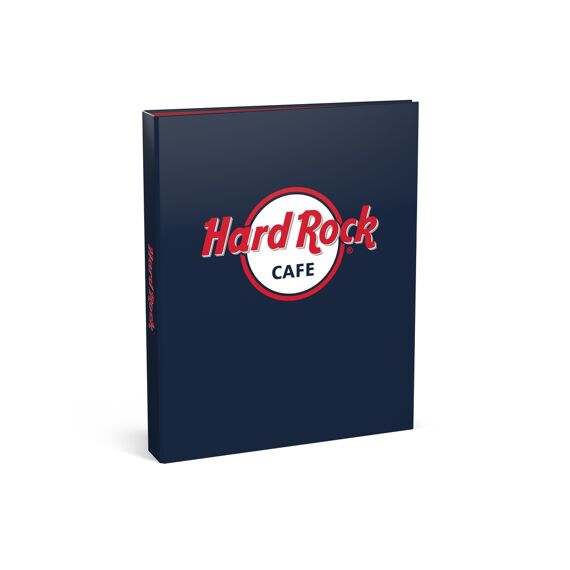 Hard Rock Cafe Ringband A4 2 Ringen Navy