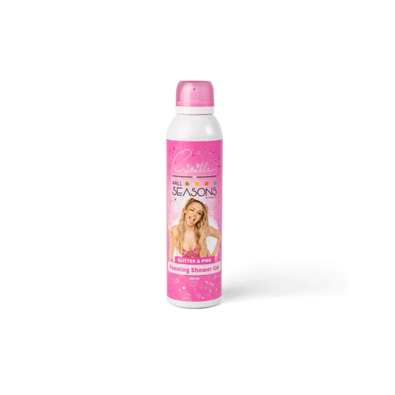 4 All Seasons Foaming Shower Gel 200Ml Pink En Glitter Camille