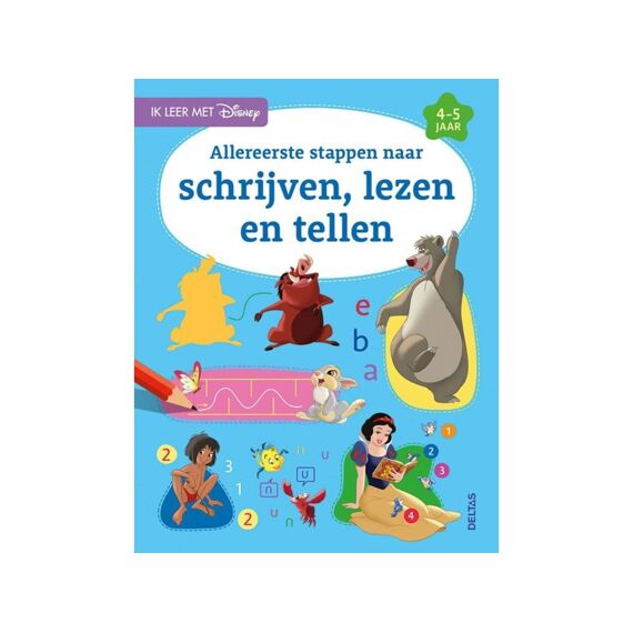 Disney Ik Leer Met Allereerste Stappen Naar Schrijven Lezen En Rekenen (4-5J)