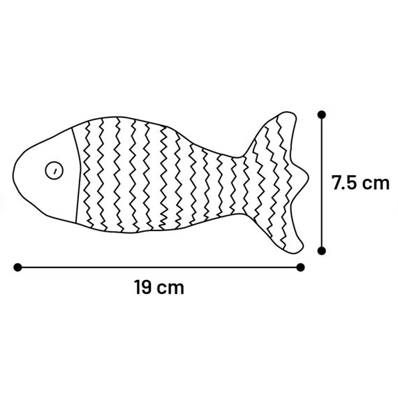 Ps Snaps Vis Grijs + 4,5X21X8,5Cm