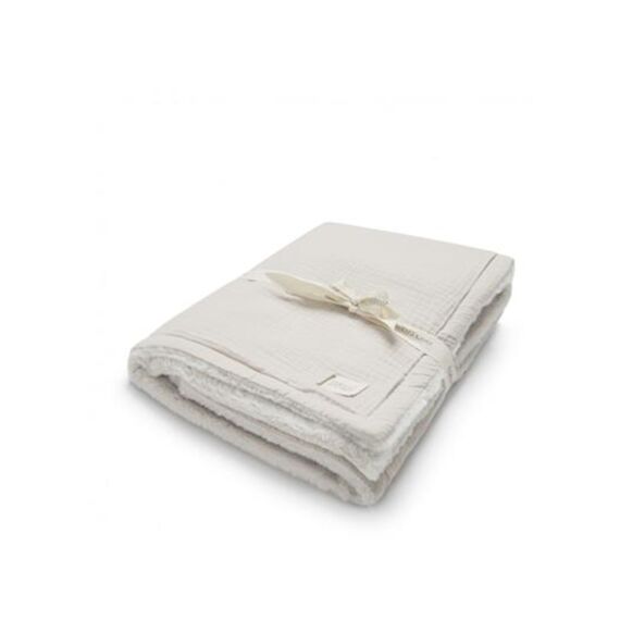 Babyshower Deken Bed Fleece Xl 80X110Cm Ivory Powder