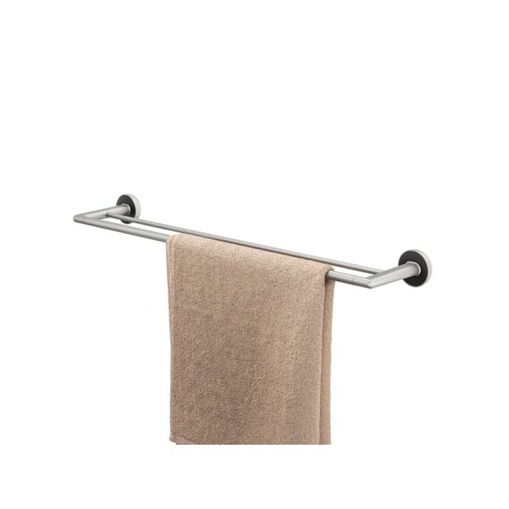 Tiger Cooper Handdoekrek Dubbel 65,2 Cm Rvs Geborsteld / Zwart