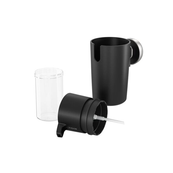 Tiger Cooper Zeepdispenser 175 Ml Zwart / Rvs Geborsteld